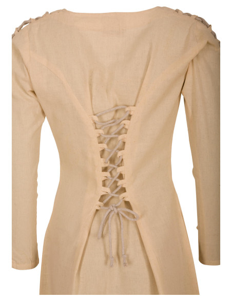 Vestido medieval largo modelo Sunna,...