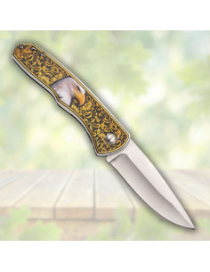Navaja de campo Third decorada águila (20,7 cm.) 2