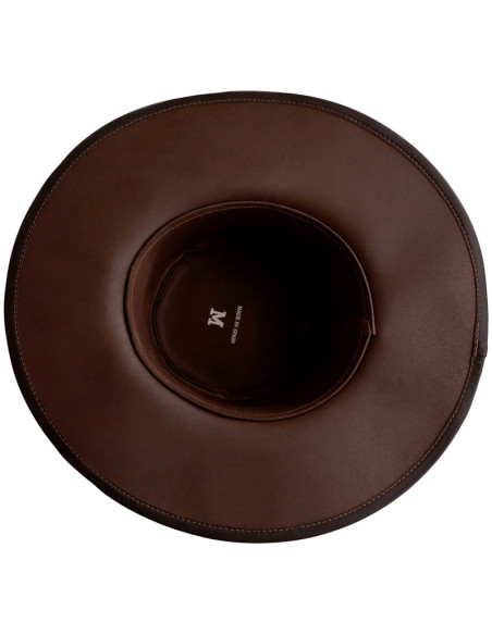 Middeleeuwse leren hoed model...