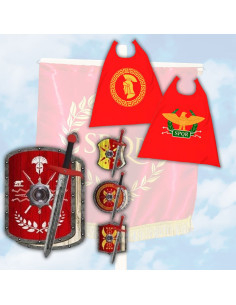 Pack kind Centurion Cornelius: Zwaard, schild en cape