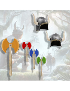 Viking jongenspakket Ragnarsson: Bijl en helm