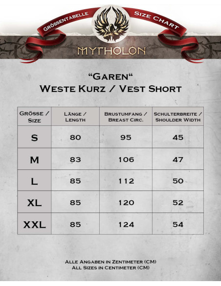 Lang middelaldervest i ruskind model...