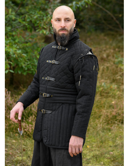 Middelalder gambeson med aftagelige...