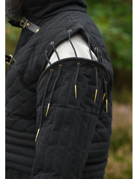 Middelalder gambeson med aftagelige...