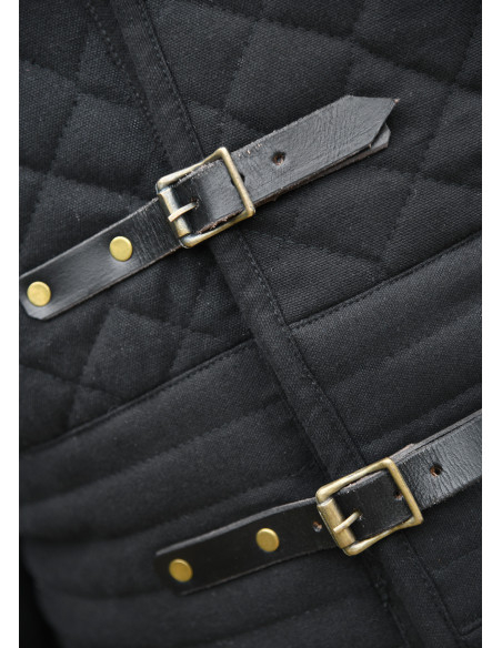 Middeleeuwse gambeson met afneembare...