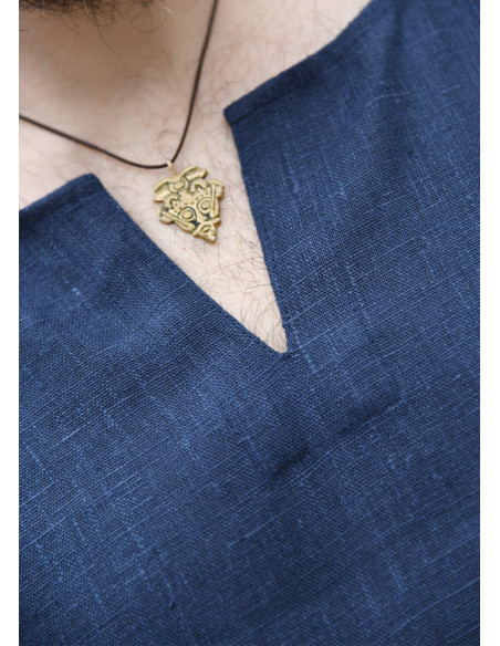 Lange Viking-tunika van linnen,...