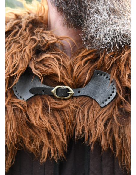 Halsverschluss mit Schnalle, schwarz