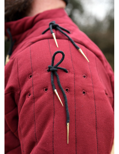 Middelalder gambeson i polstret...