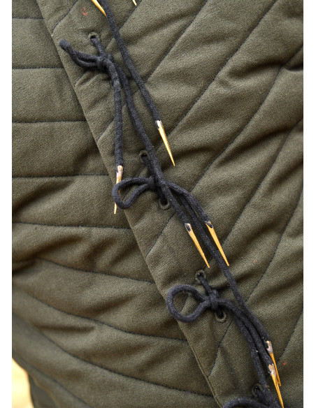 Middeleeuwse gambeson van gewatteerd...