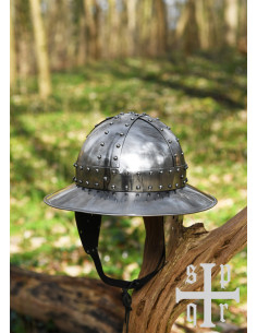 Mittelalterlicher Kettle Helm 14. Jahrhundert Stahl (1,6 mm) 2