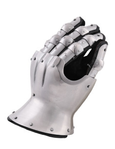 Middeleeuwse handschoenen uit de 14e eeuw met decoratieve...