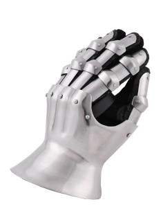 Mittelalterliche Handschuhe des 14. Jahrhunderts. Sanduhr