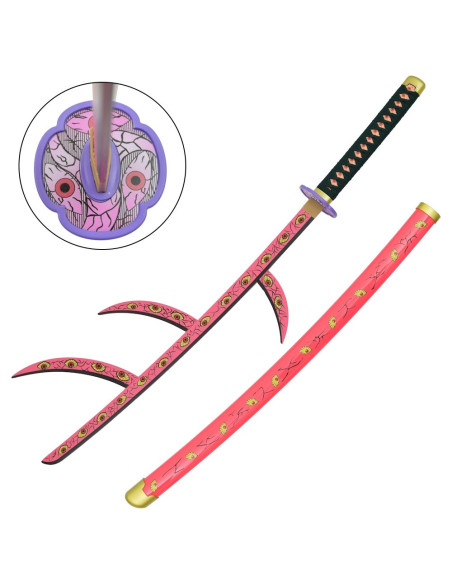 Decoratieve katana bamboe Kokushibou...