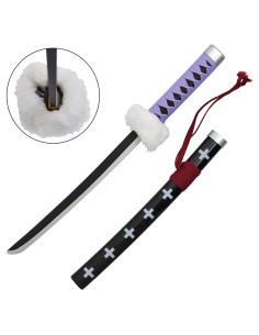 Katana bambú miniatura morada de Trafalgar Law - One Piece