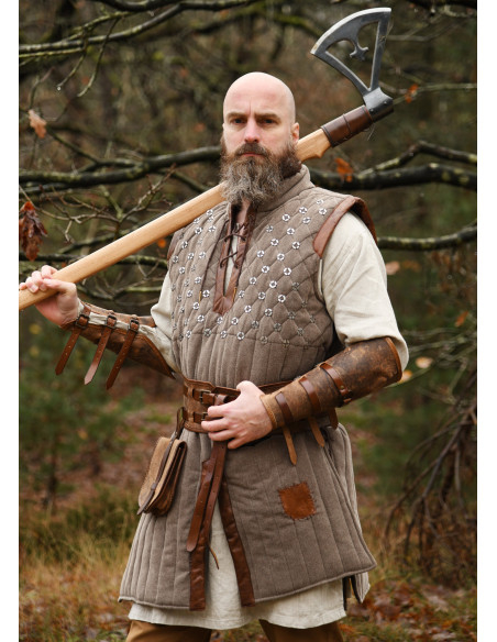 Middelalderlig ærmeløs gambesón...