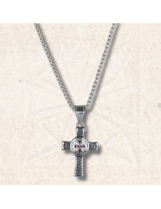 Hängender mit Kette und Templerkreuz (4,3 cm.)