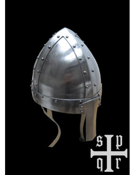 Casco medieval tipo Spangenhelm con...