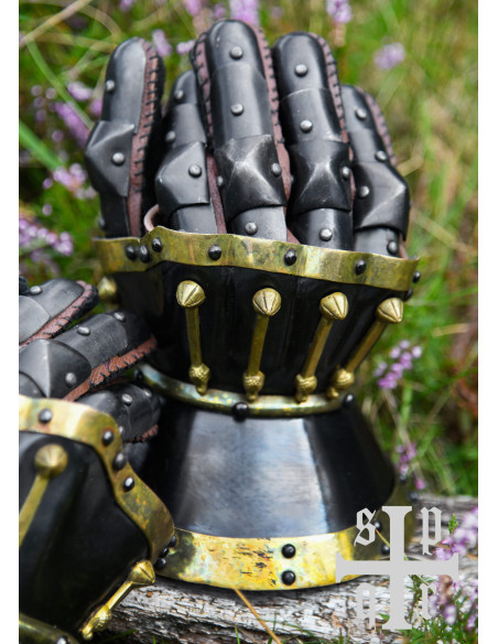 Sanduhr-Handschuhe Mailand Jahr 1370,...