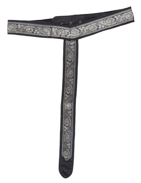 Middeleeuws versierd Y-gordel, zwarte...
