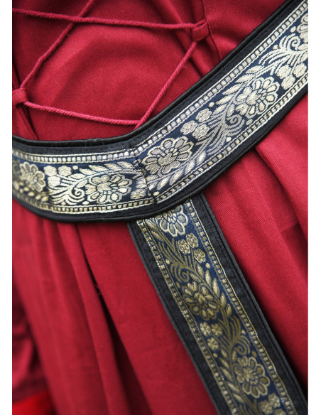 Middelalderbælte dekoreret i Y, sort