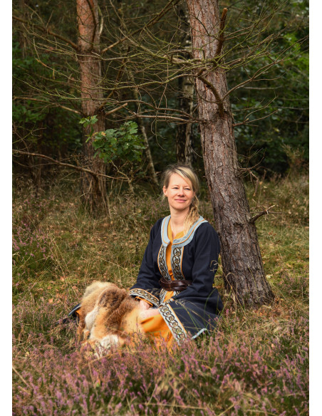 Vikingischer, bestickter Mantel...