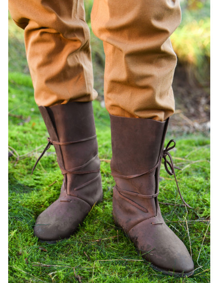 Botas vikingas Oseberg con cordones,... Botas vikingas Oseberg con cordones,...
