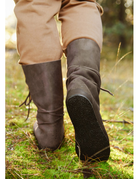 Botas vikingas Oseberg con cordones,... Botas vikingas Oseberg con cordones,...