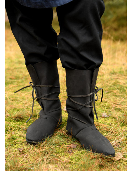 Botas vikingas Oseberg con cordones,...