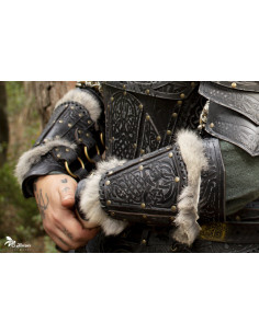 Vikingse Armbanden Baldur met Konijnenbont