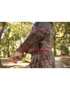 Viking Varangian polsbanden, bruin