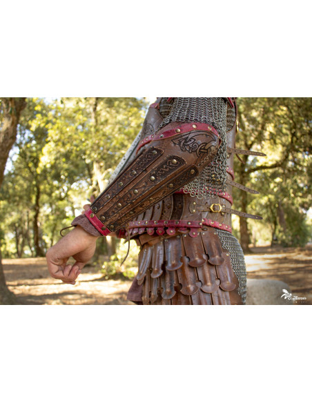 Viking Varangian polsbanden, bruin