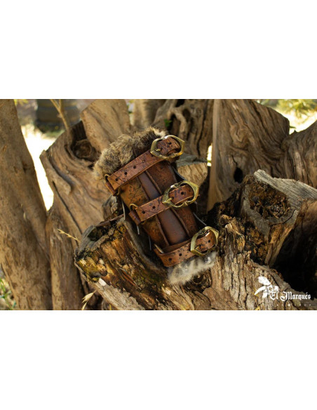 Bärbel Behälter gealtert - braun