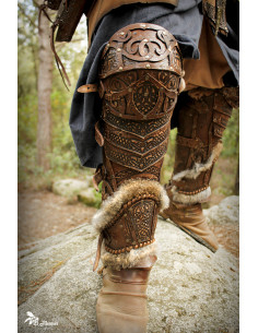 Grebas vikingas Baldur con 3 hebillas 2
