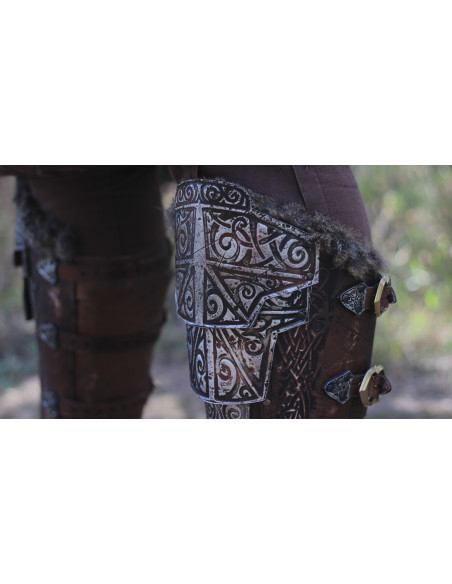 Vikingse greben Barbaren met gravures