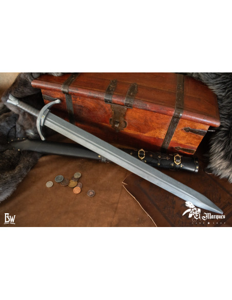 Espada Medieval Larga de soldado para...