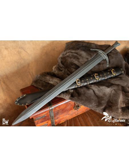 Espada Medieval Larga de soldado para...