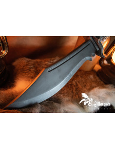 Bogenförmiges Bowie-Messer aus Schaumstoff für LARP 2