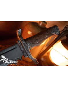 Cuchillo Bowie recto, en espuma, para LARP 2