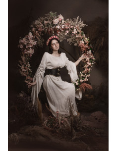 Noble Damen-Corsettgürtel mit Brokat - Schwarz 2