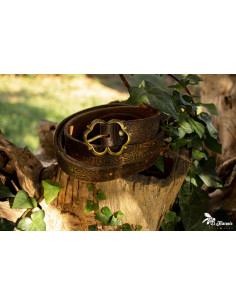 Cinturón medieval Explorer en cuero