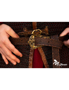 Doppelter Knoten Celta Gürtel aus Leder