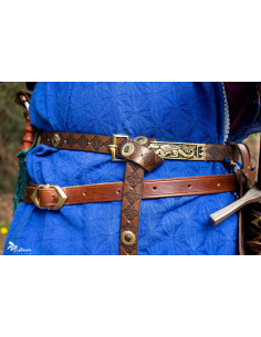 Mittelalterlicher Leder-Gürtel Ritter
