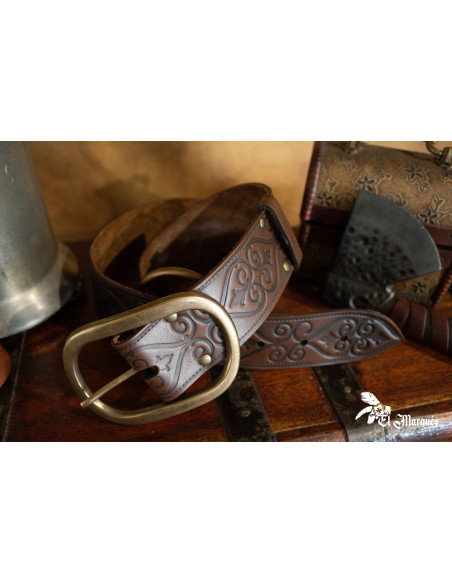 Noble Renaissance Riem van leer - Bruin