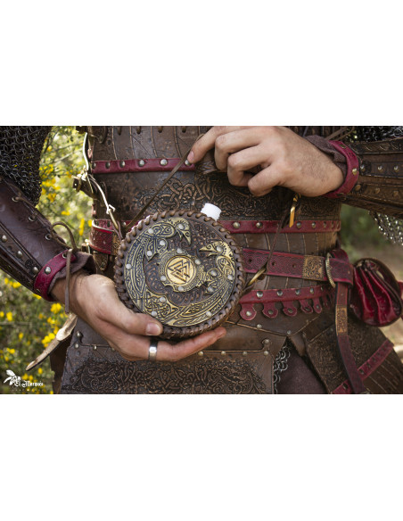 Vikingse waterfles van Odin met riem