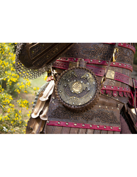 Vikingische Odin-Wasserflasche mit...