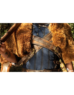 Vikinger-Heimdall-Cape aus Schafwolle