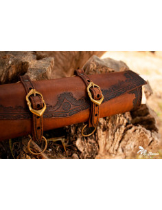 Porta-pergaminos set Alquimista de cinturón para LARP 2