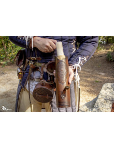 Portarollos medieval para ferias medievales o LARP