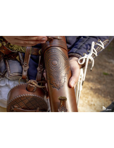 Portarollos medieval para ferias medievales o LARP 2