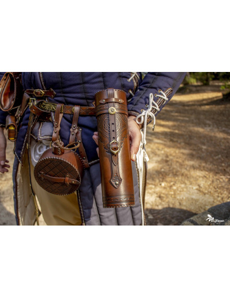 Portarollos medieval para ferias...